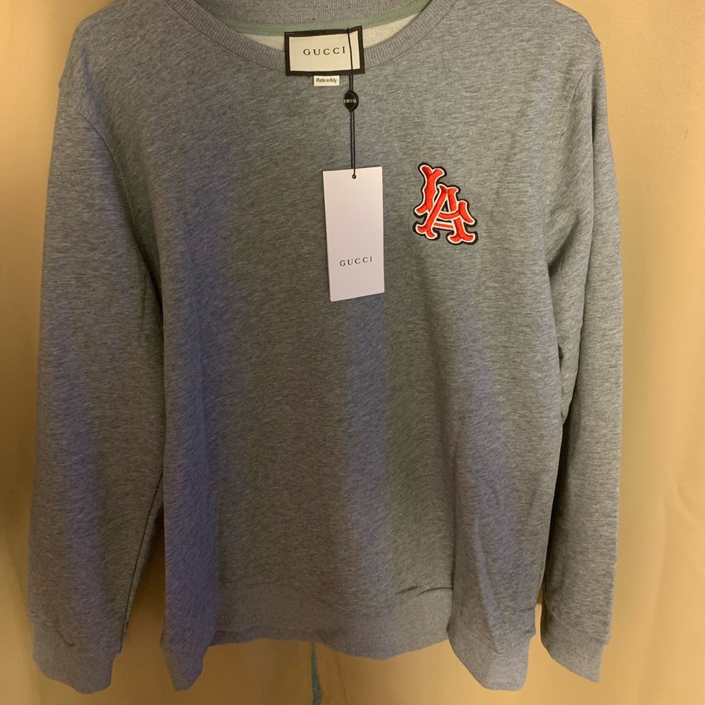 Gucci Gray Crew Neck & Jogger set